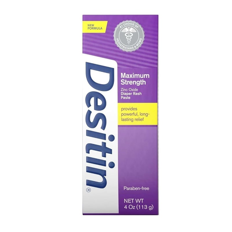 Comfort Axis DESITIN Maximum Strength Original Diaper Rash Paste 3-Piece Variety Sizes 4 oz, 2 oz, 1 oz Bundle Pack - Image 2